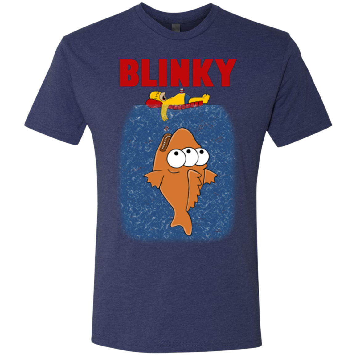 Blinky Jaws Men's Triblend T-Shirt