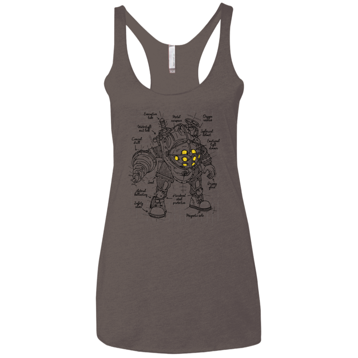 Big Daddy Plan Women's Triblend Racerback Tank
