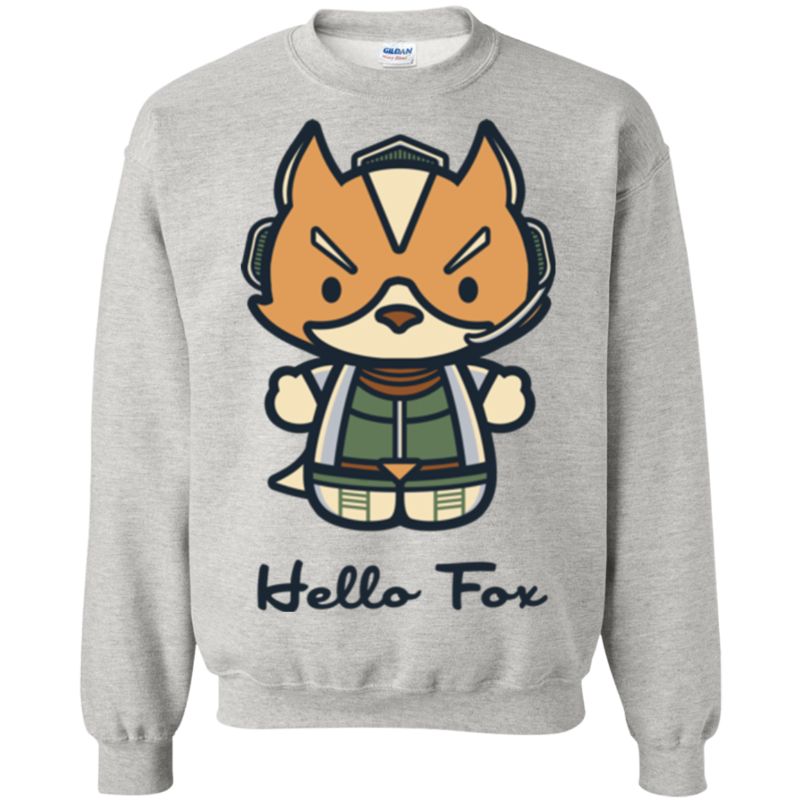 Hello Fox Crewneck Sweatshirt