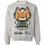 Hello Fox Crewneck Sweatshirt