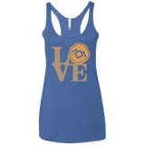 LOVE TWIN PEAKS Women's Triblend Racerback Tank