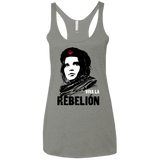 Viva la Rebelion Women's Triblend Racerback Tank
