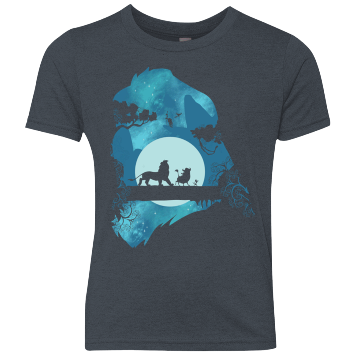 Lion Portrait Youth Triblend T-Shirt