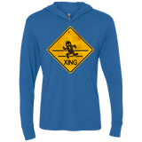 Cactuar Crossing Triblend Long Sleeve Hoodie Tee