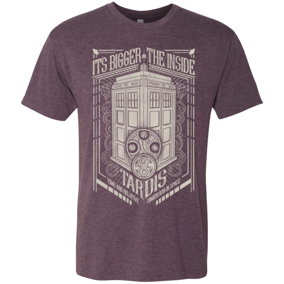 The Vintage Series - It's Bigger on The Inside Men's Triblend T-Shirt