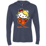 Orange is the New Cat Triblend Long Sleeve Hoodie Tee