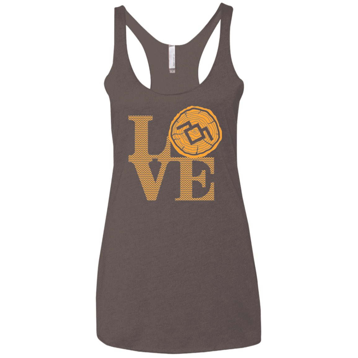 LOVE TWIN PEAKS Women's Triblend Racerback Tank