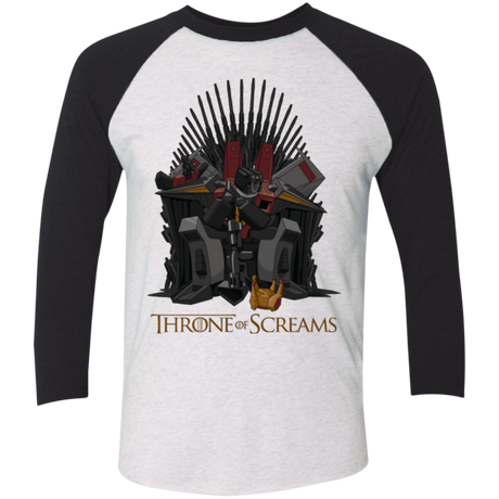 Throne Of Screams Men's Triblend 3/4 Sleeve