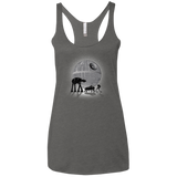 Full Moon Over Empire Women's Triblend Racerback Tank