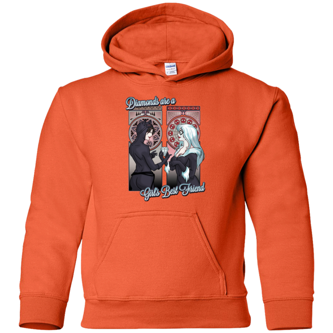 Diamonds are a Girl's Best Friend Youth Hoodie