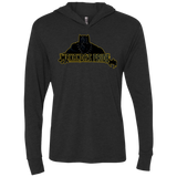 Wakandas Pride Triblend Long Sleeve Hoodie Tee