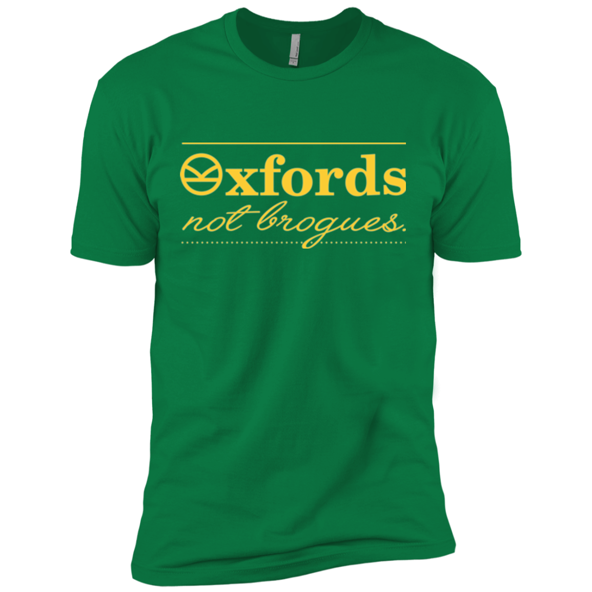 Oxfords Not Brogues Men's Premium T-Shirt