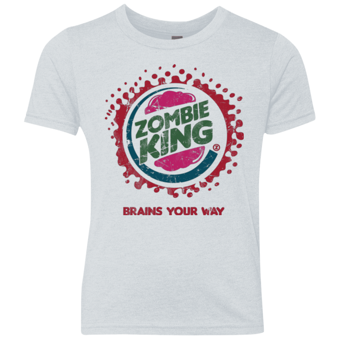 Zombie King Youth Triblend T-Shirt