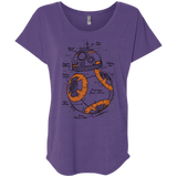 BB-8 Plan Triblend Dolman Sleeve