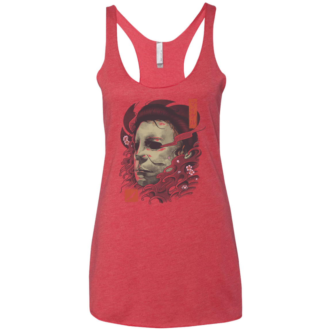 Oni Slasher Mask Women's Triblend Racerback Tank