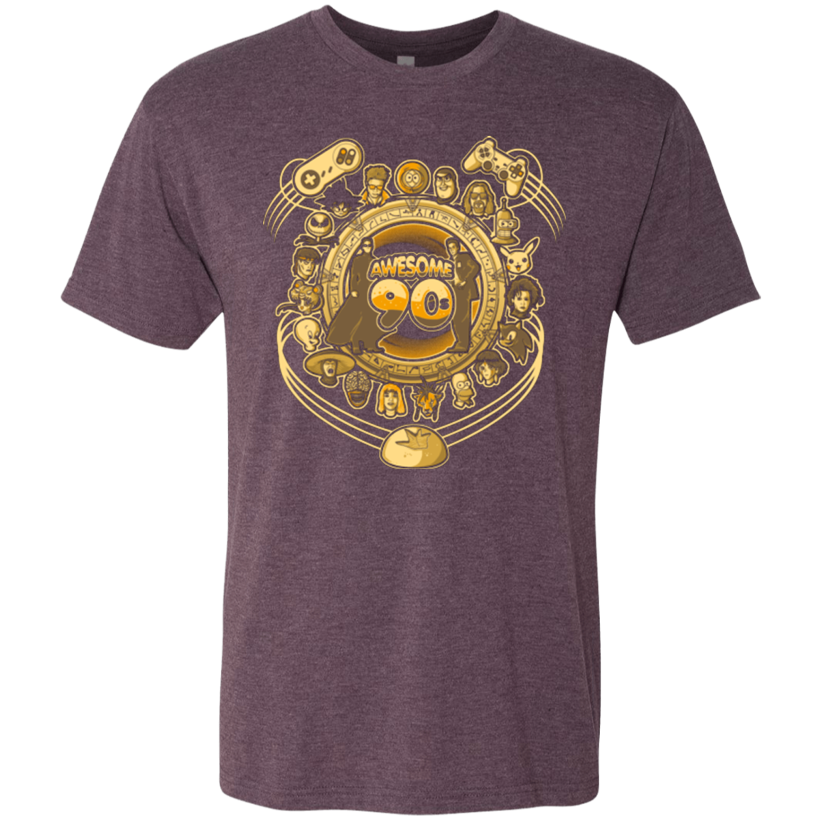 AWESOME 90S Men's Triblend T-Shirt