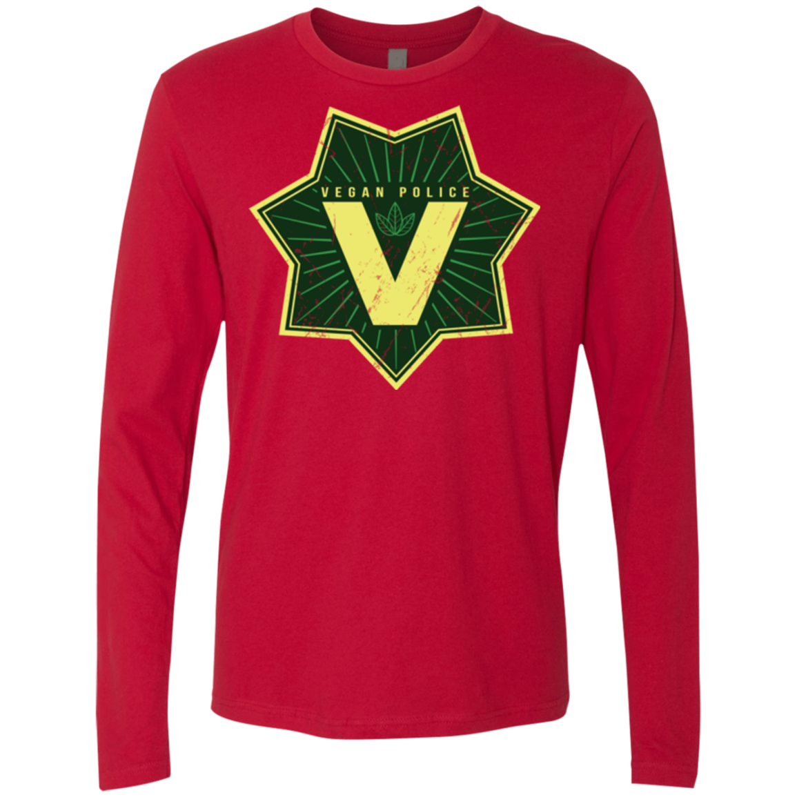 Vegan Police Men's Premium Long Sleeve