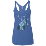 Deer Cannibal Women's Triblend Racerback Tank
