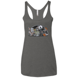 Where The Nasty Aliens are Women's Triblend Racerback Tank