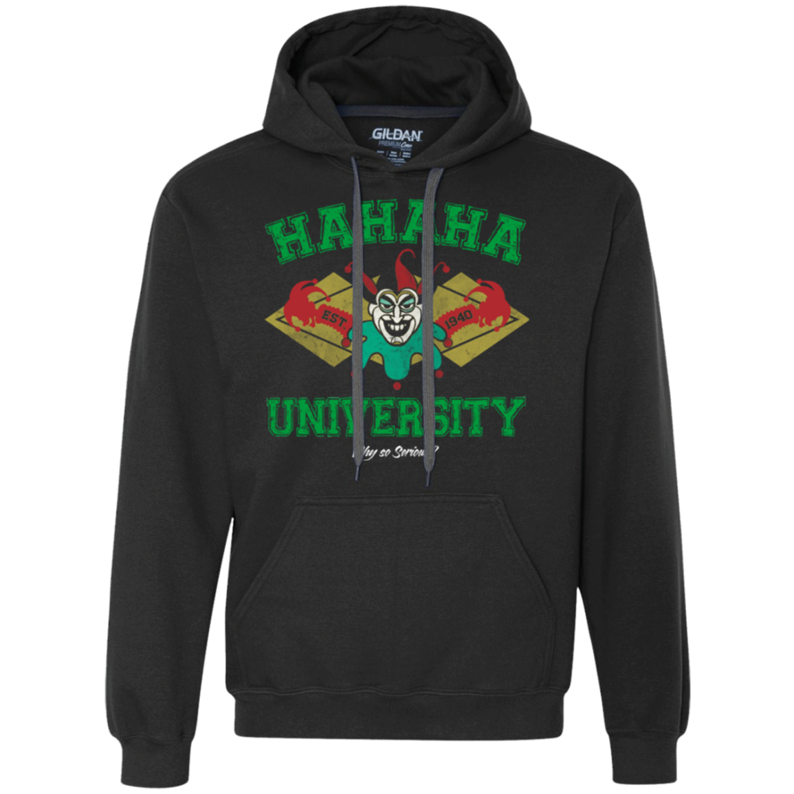 Hahaha University Premium Fleece Hoodie