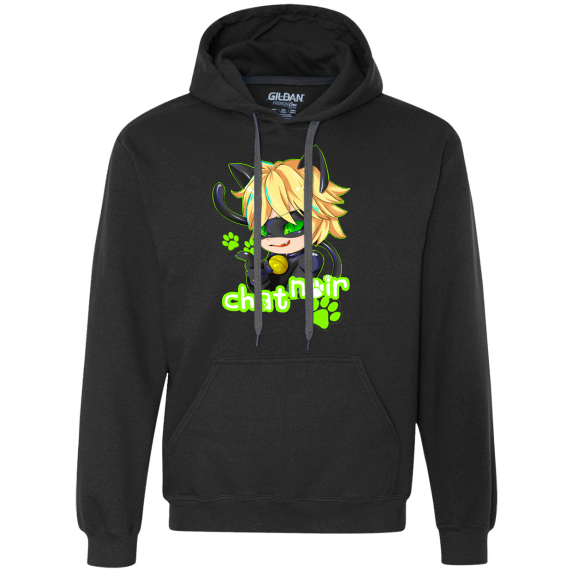 Chat Noir Premium Fleece Hoodie
