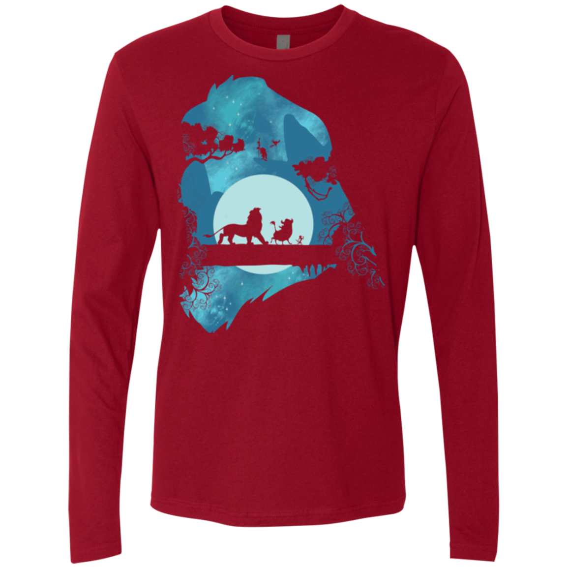 Lion Portrait Men's Premium Long Sleeve