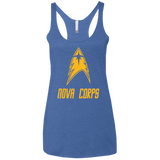 Space Gang Women's Triblend Racerback Tank