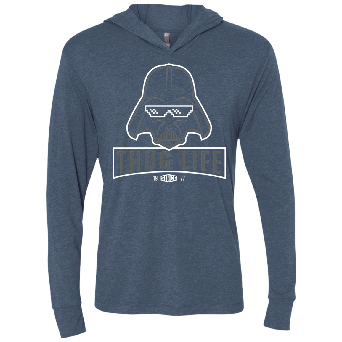 My Life Triblend Long Sleeve Hoodie Tee