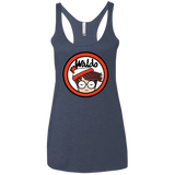 Waldario Women's Triblend Racerback Tank
