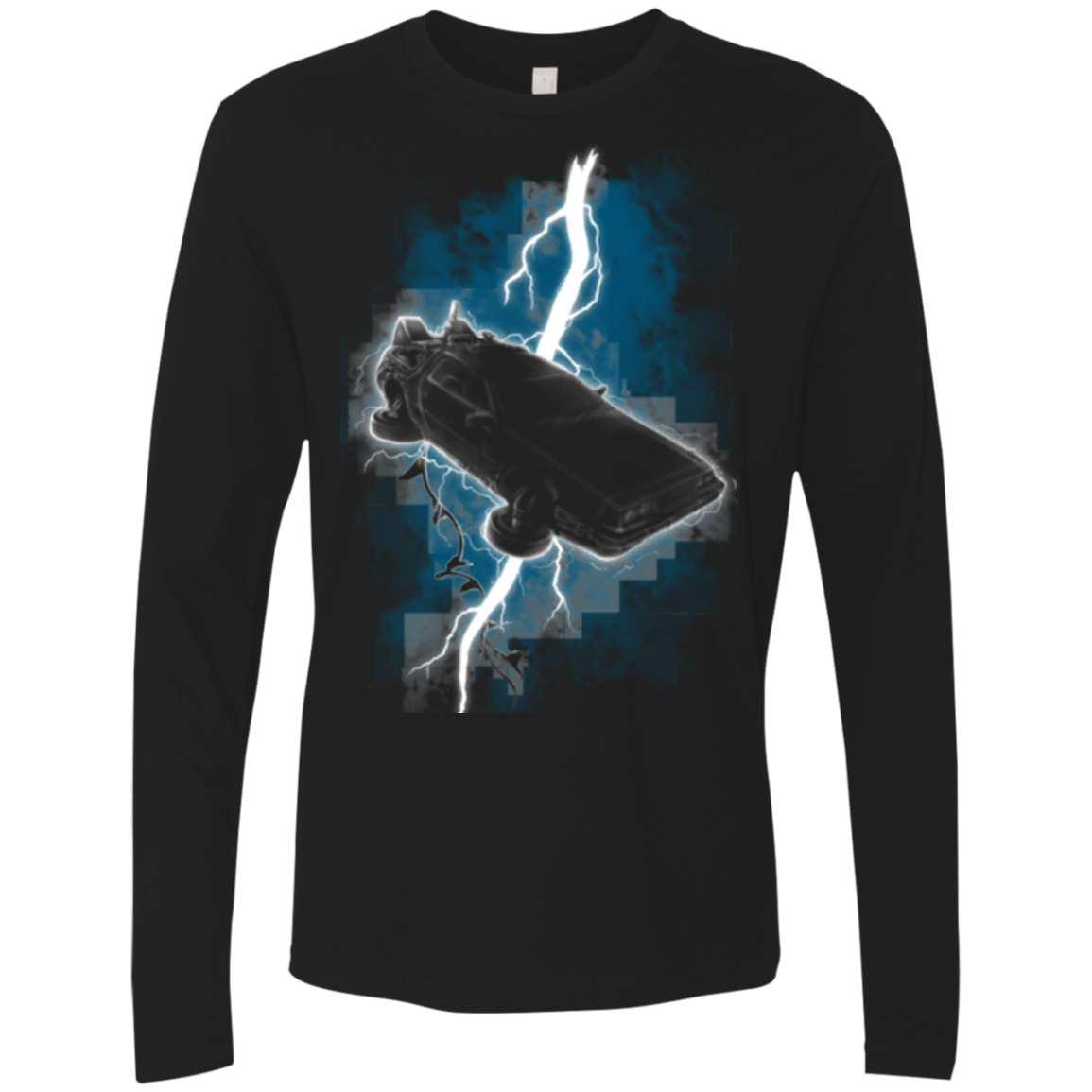 The Delorean Returns Men's Premium Long Sleeve