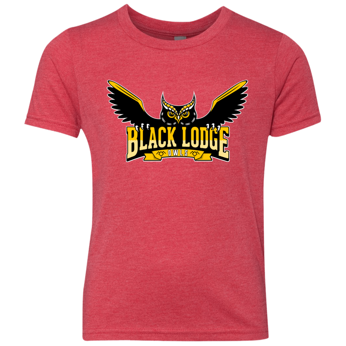 Black Lodge Owls Youth Triblend T-Shirt
