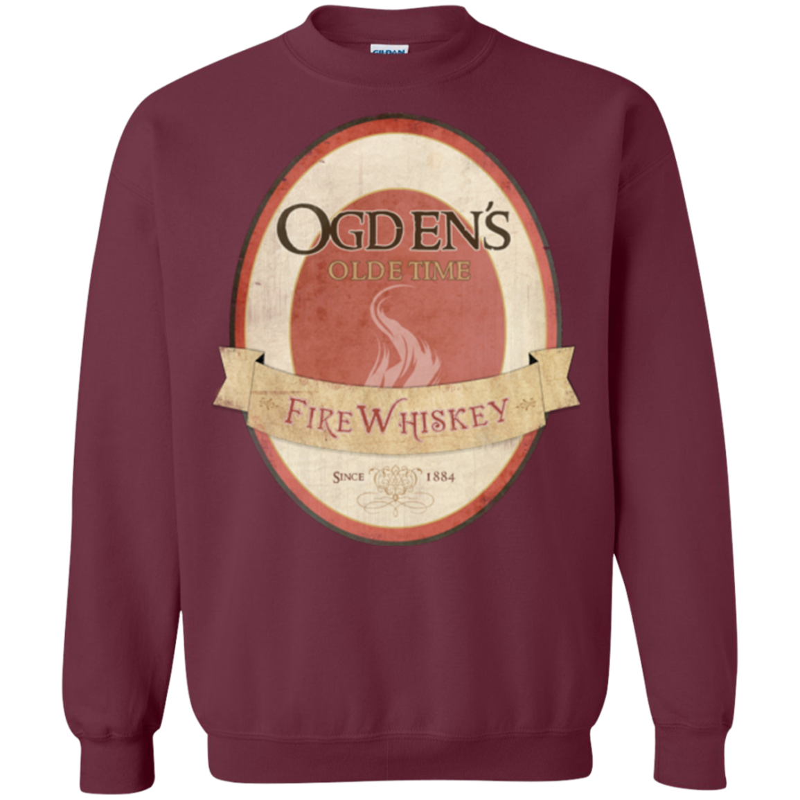 Ogdens Fire Whiskey Crewneck Sweatshirt