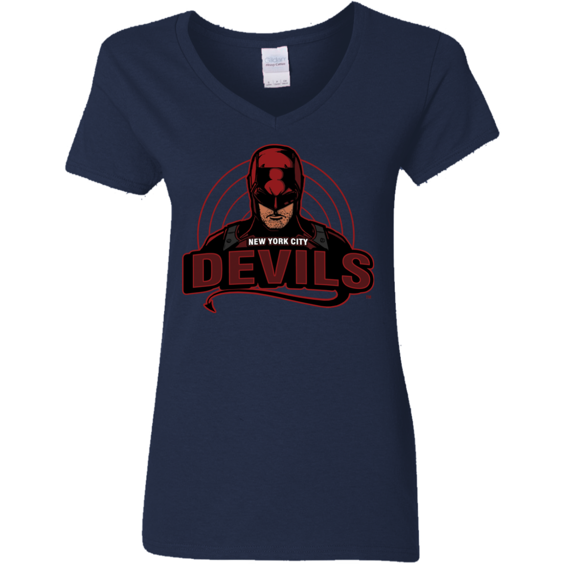 NYC Devils Women's V-Neck T-Shirt