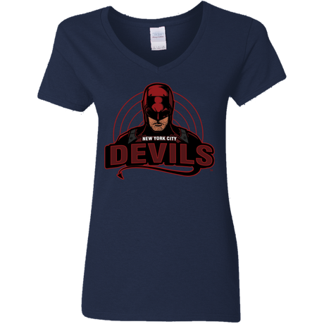 NYC Devils Women's V-Neck T-Shirt