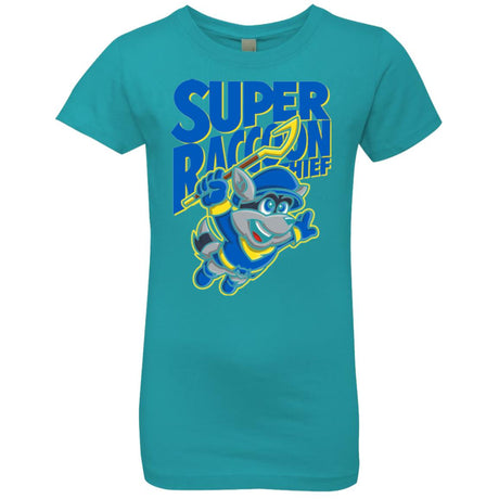 Super Racoon Thief Girls Premium T-Shirt