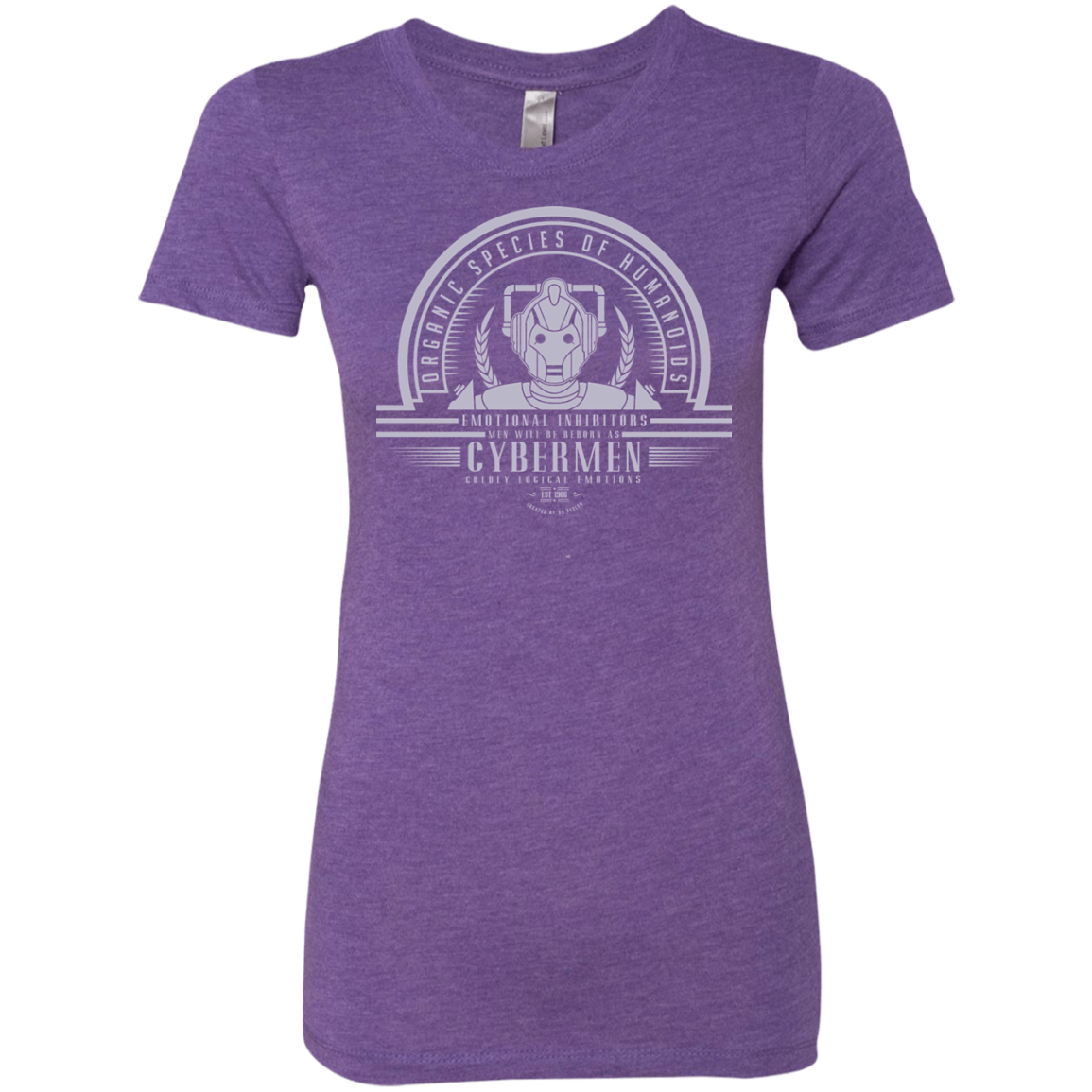 Who Villains Cybermen Women's Triblend T-Shirt