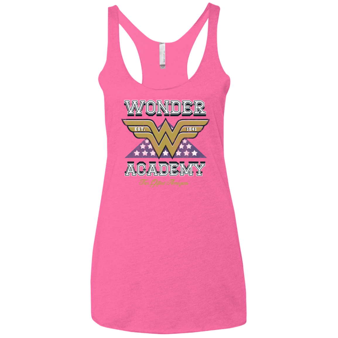 Wonder Academy Women's Triblend Racerback Tank
