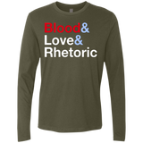Blood Love Rhetoric Men's Premium Long Sleeve