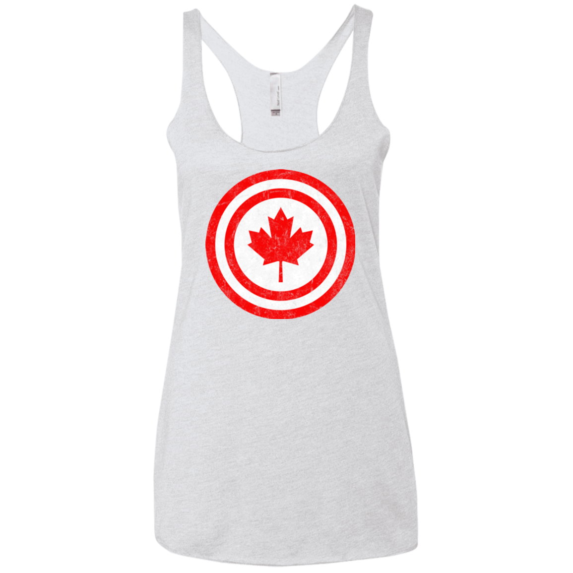 Captain Canada Women's Triblend Racerback Tank