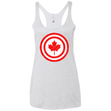 Captain Canada Women's Triblend Racerback Tank