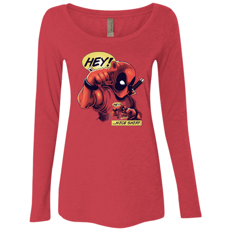 Nice Shirt Women's Triblend Long Sleeve Shirt