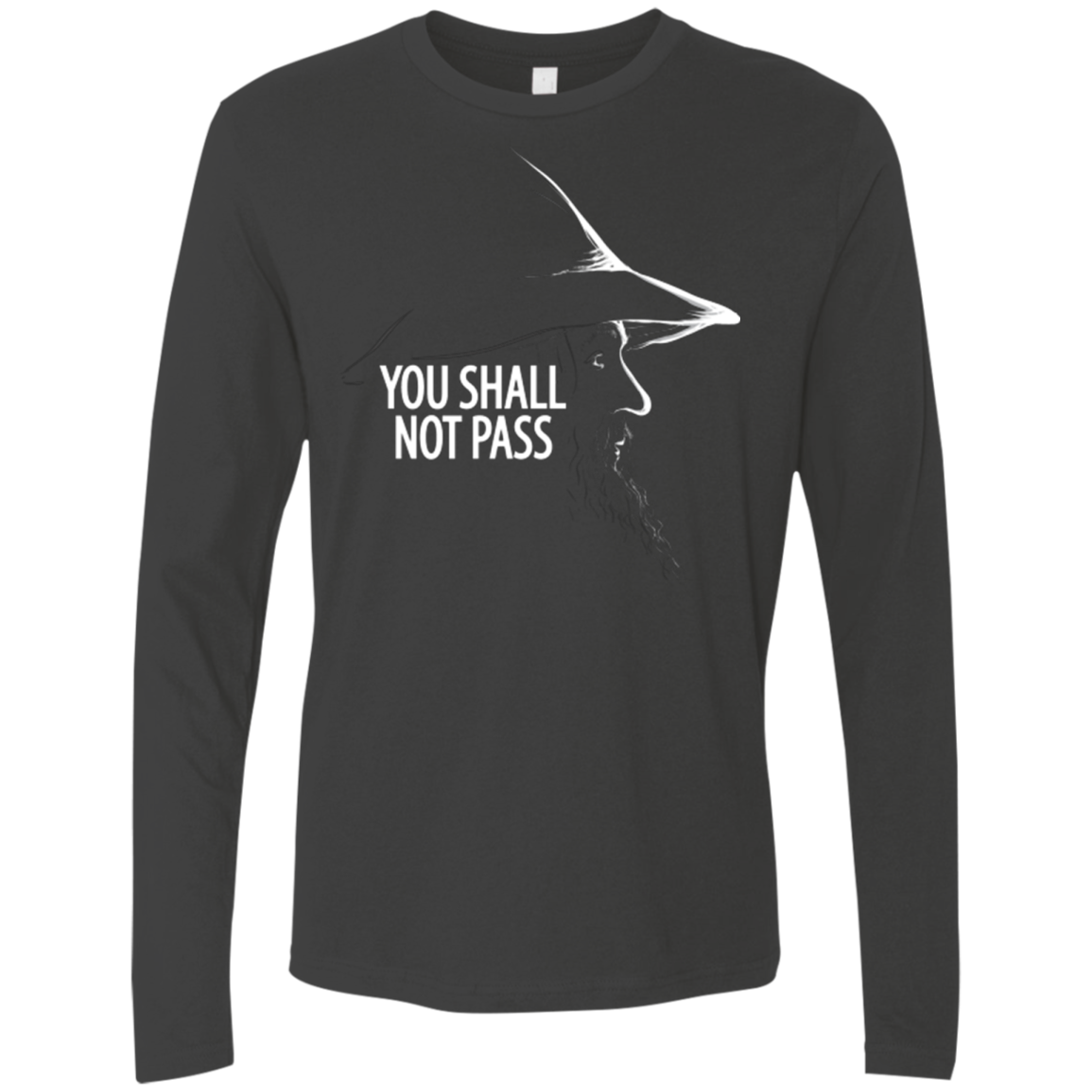 YOU SHALL NOT PASS (2) Men's Premium Long Sleeve