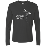 YOU SHALL NOT PASS (2) Men's Premium Long Sleeve