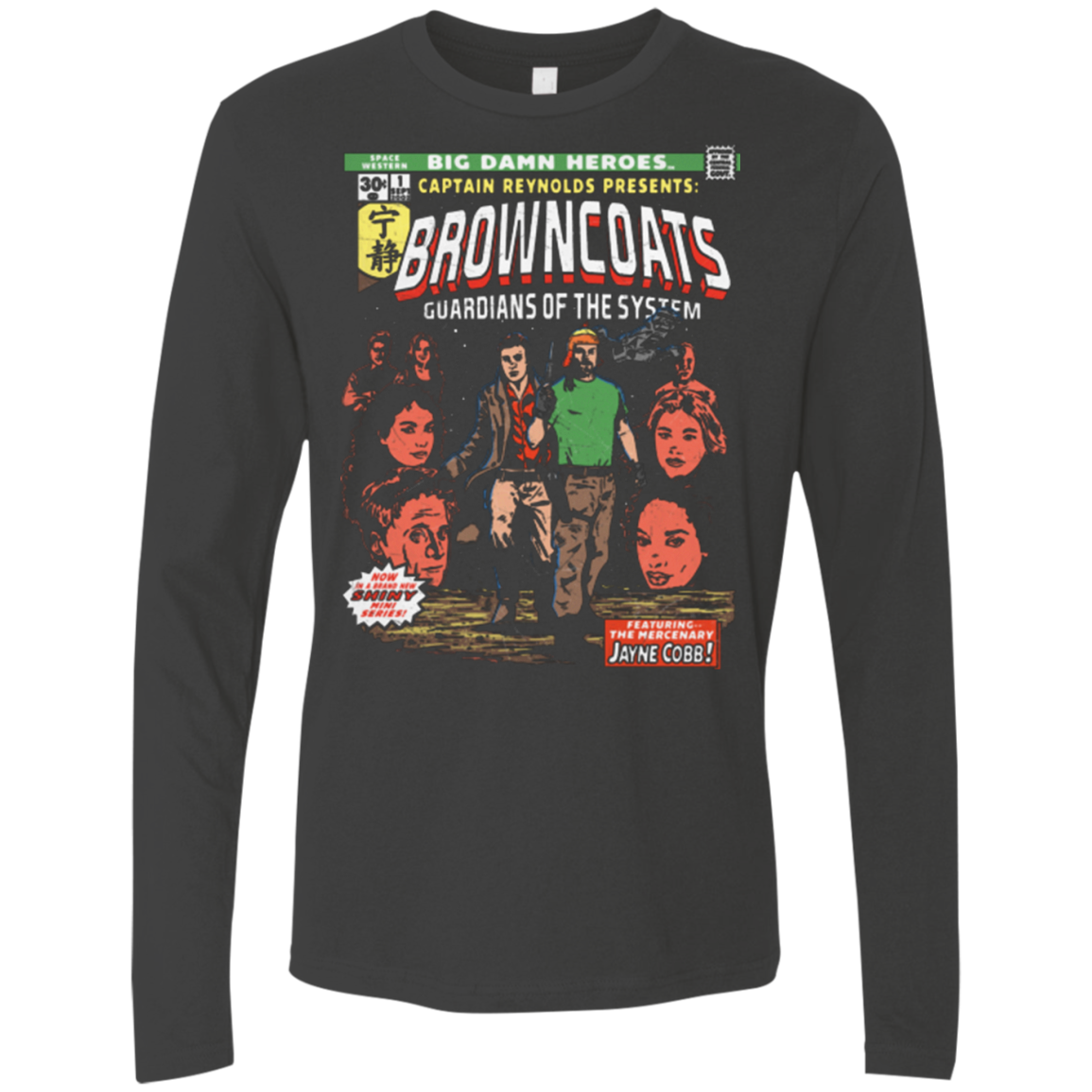 Big Damn Heroes Men's Premium Long Sleeve