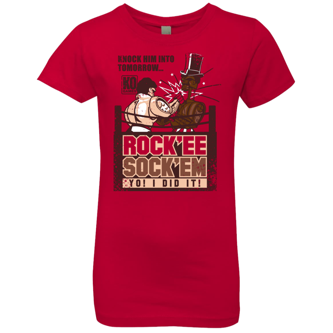 Rockee Sockem Girls Premium T-Shirt