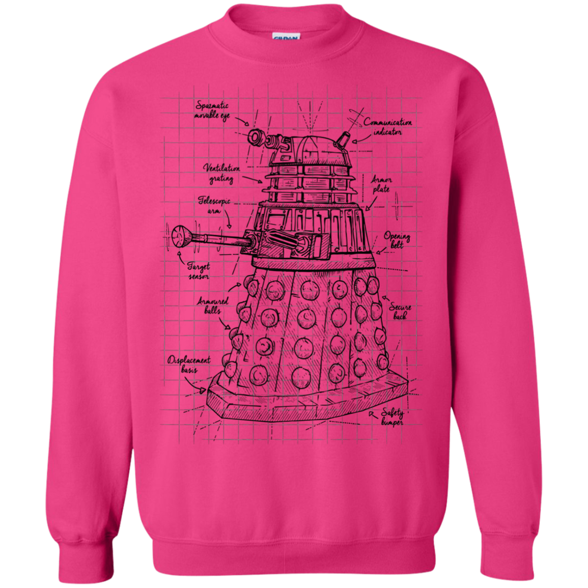 Dalek Plan Crewneck Sweatshirt