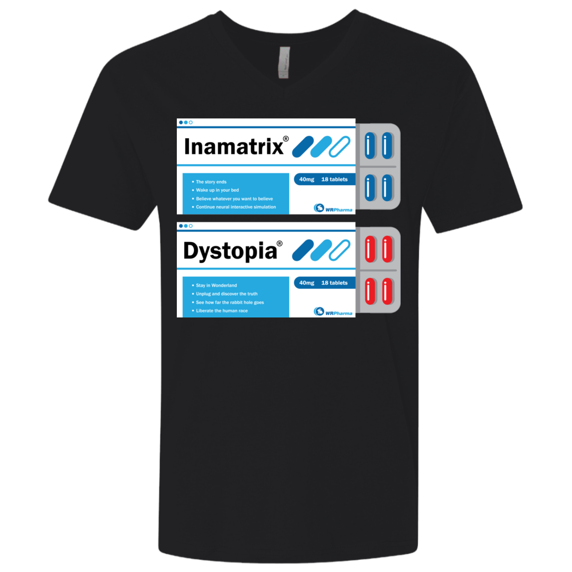 Red or Blue Men's Premium V-Neck