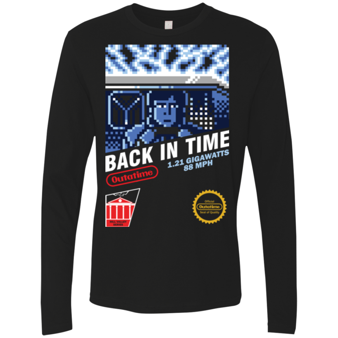 Back In Time Men's Premium Long Sleeve