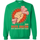 Vote Bacon In 2018 Crewneck Sweatshirt