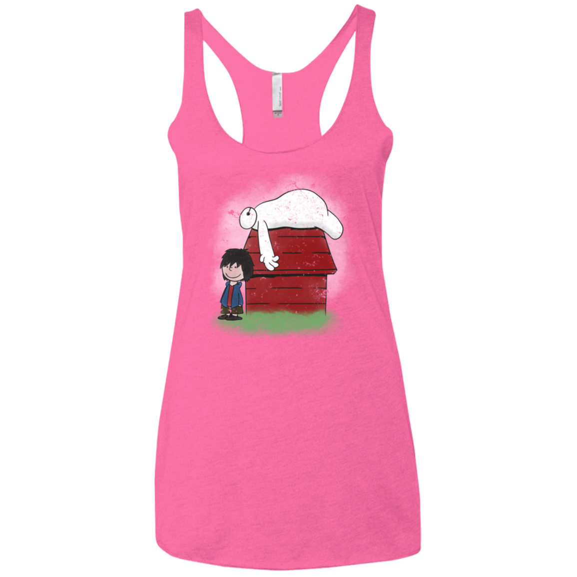 Big Peanut 6 Women's Triblend Racerback Tank